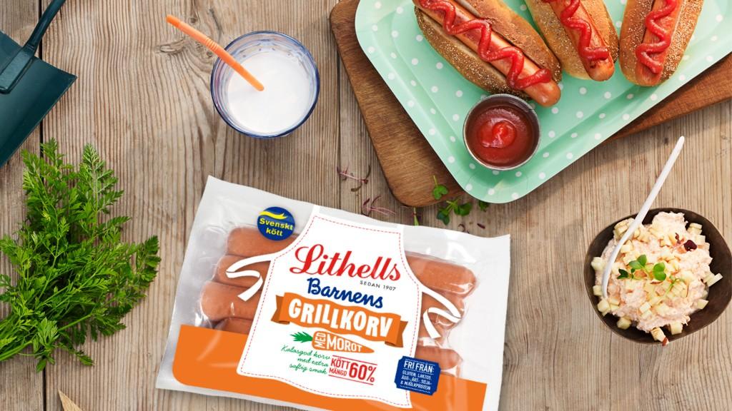 Lithells Barnens grillkorv med morot