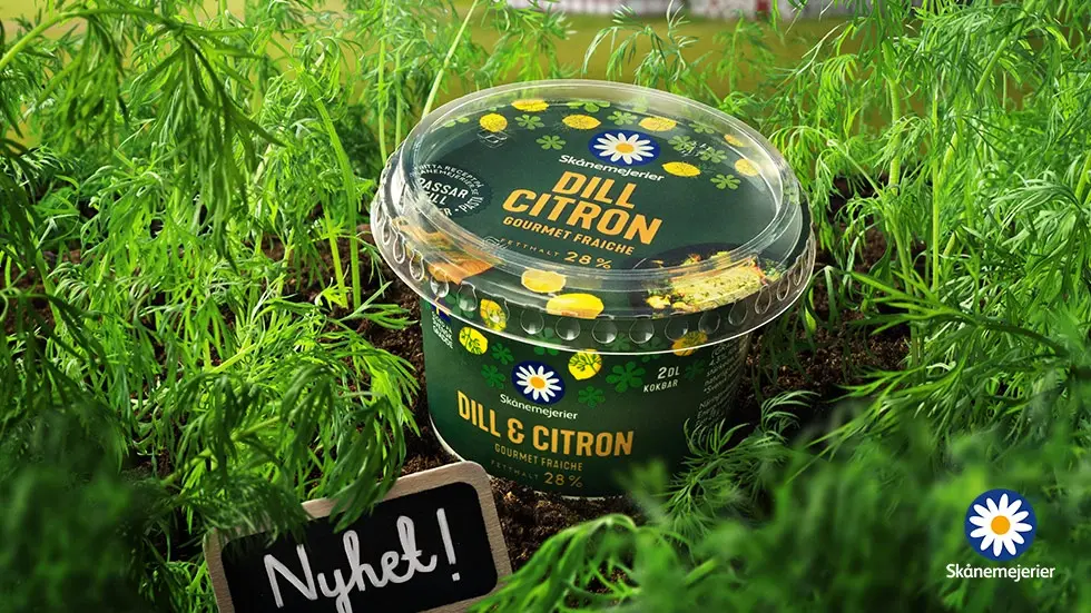 Skånemejerier Gourmet fraiche Dill & citron