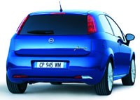 Fiat Grande Punto blå bak