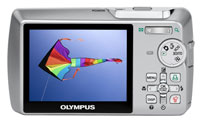 Olympus mju 750 display