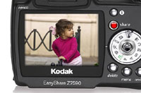 Kodak Easyshare Z7590 display